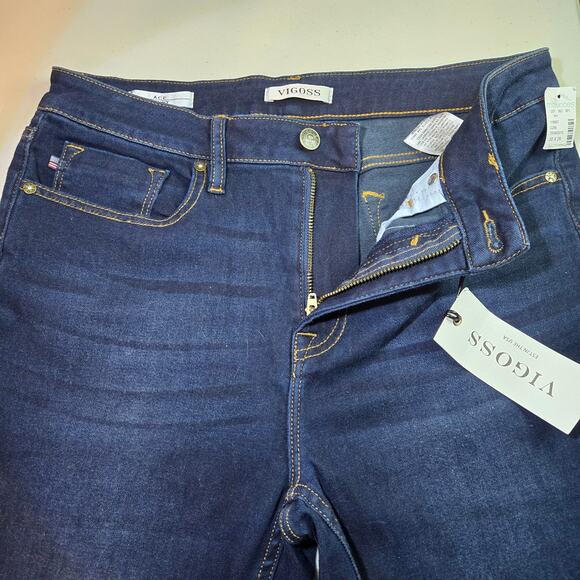 NWT Vigoss High Rise Ace Skinny Luxe Stretch‎ Denim Jeans Women's Size 30 - Picture 2 of 6